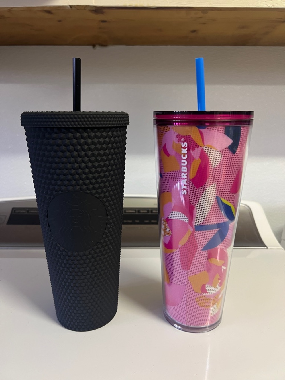 Starbucks Purple and Matte Black Tumbler